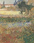 Vincent Van Gogh Garden in Bloom (mk09) oil painting artist